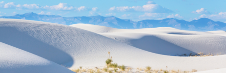 Dunes de sable de White Sands, Nouveau Mexique