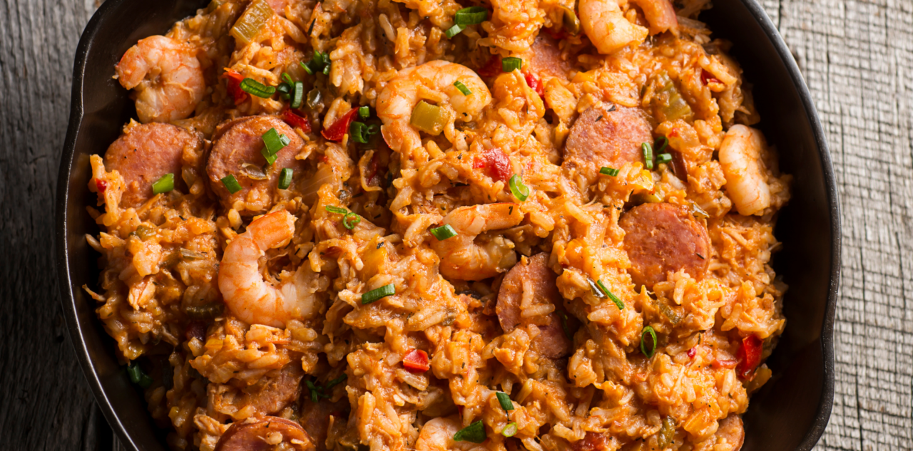 Jambalaya, spécialité culinaire créole et cajun de la Louisiane