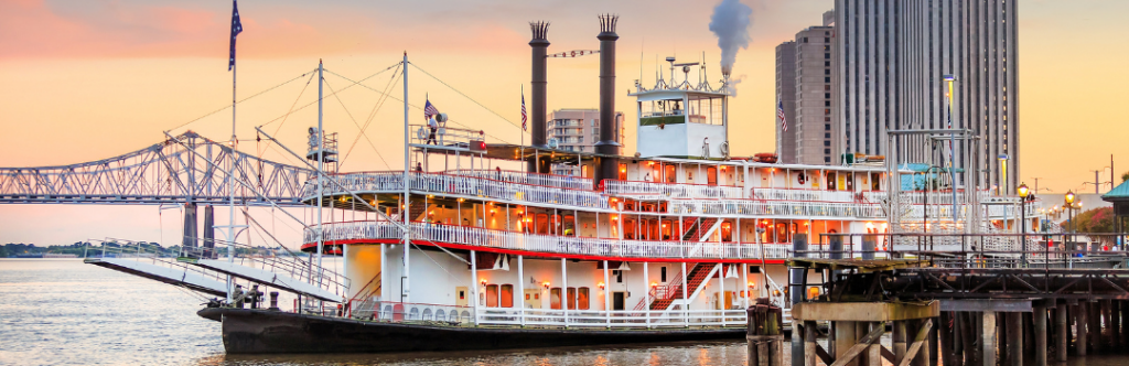 Bateau sur le Mississippi