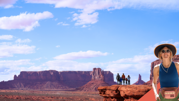 Jill et sa tribu profitent des paysages incroyables de L'Ouest des USA