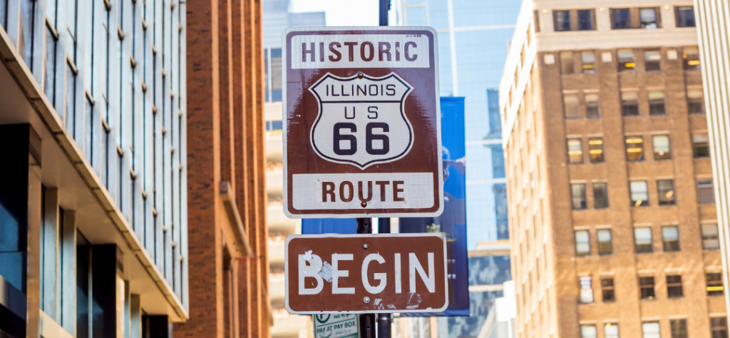 Chicago départ road trip Route 66 usa