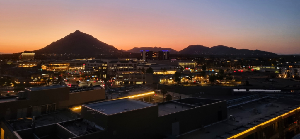 Phoenix coucher de soleil Arizona